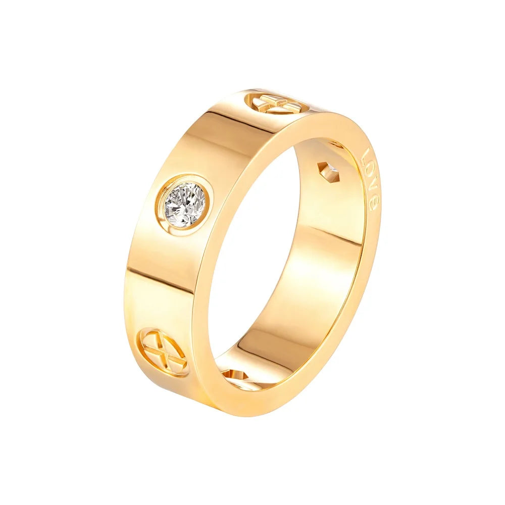 LUVE Ring Zirkonia Stein