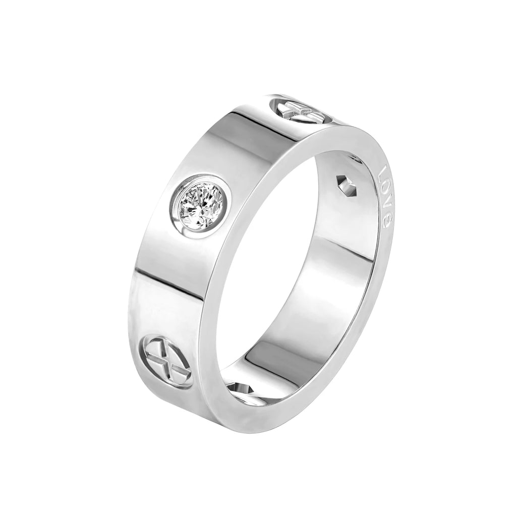 LUVE Ring Zirkonia Stein