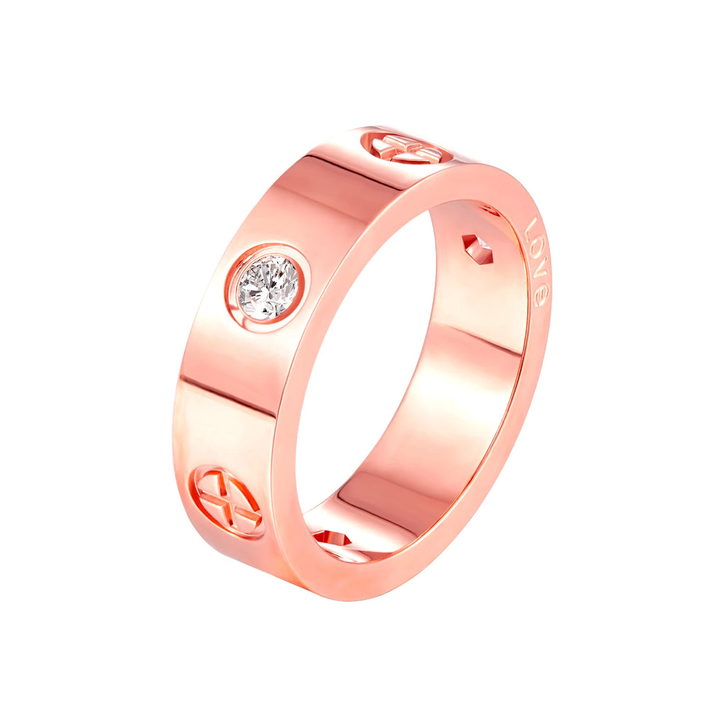 LUVE Ring Zirkonia Stein